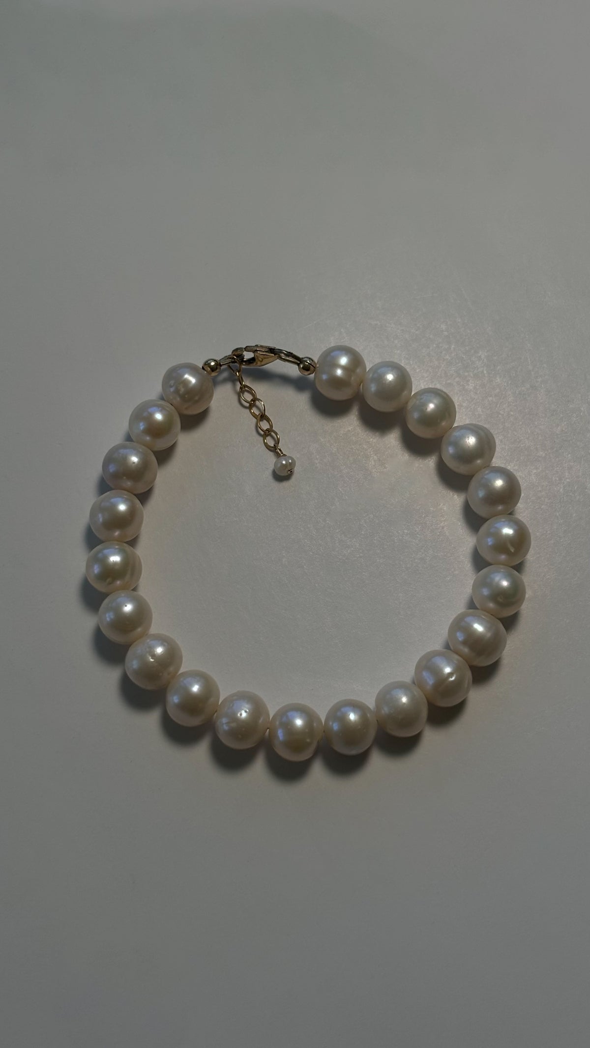 Freshwater pearls gold filled 14/20 bracelet