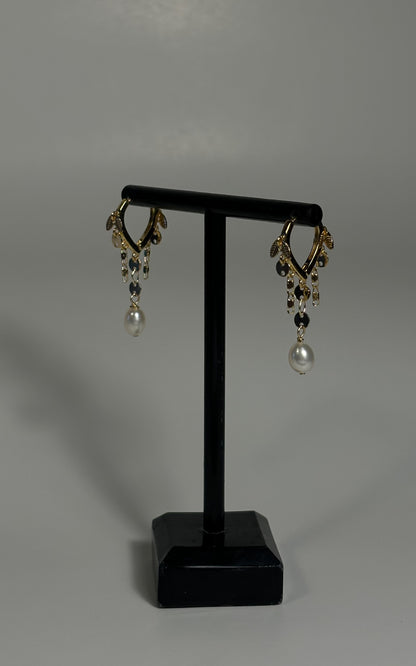 La perla 14k Gold plated earring - Guayaba