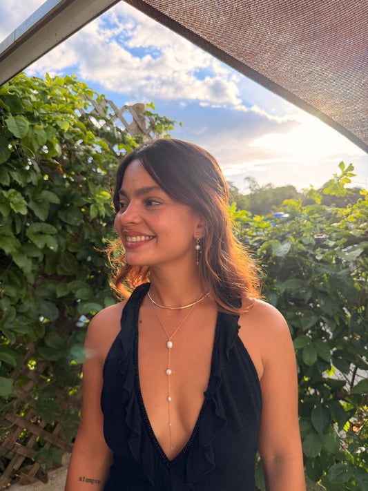 Customizable Pearl Necklace – 14/20 Gold Filled, Choose Length & Pearl Count