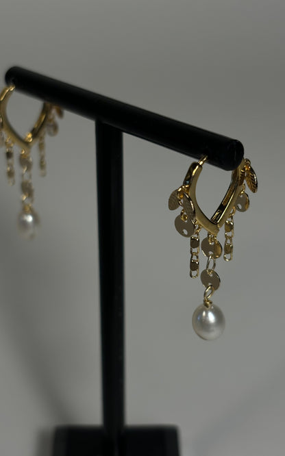 La perla 14k Gold plated earring - Guayaba