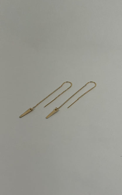 Spike gold filled 14/20 earrings