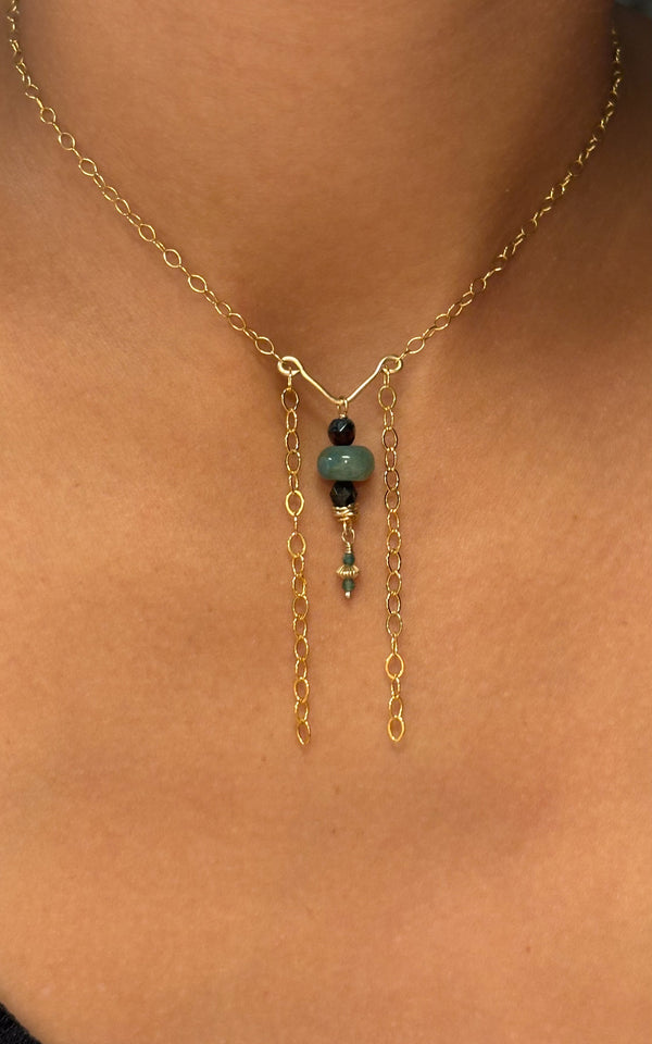 El yunque gold filled 14/20 backdrop necklace