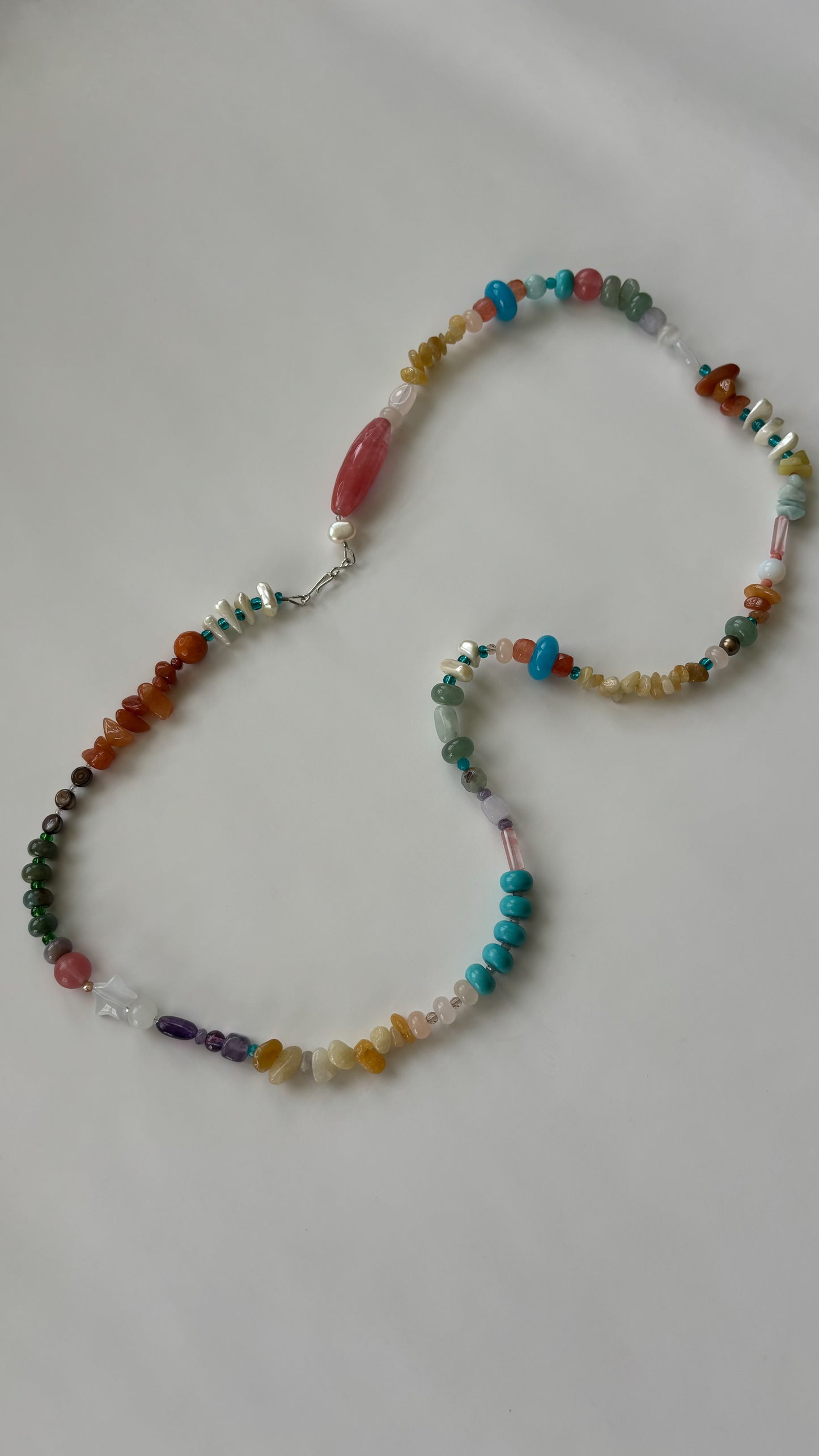 Latina gemstone body chain | S925