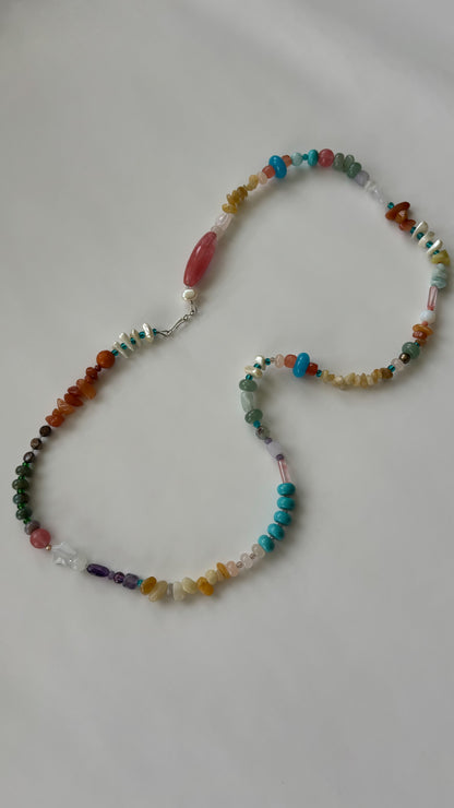 Latina gemstone body chain | S925