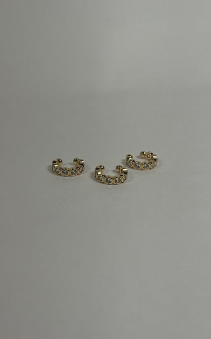 Zirconia ear cuff - Guayaba