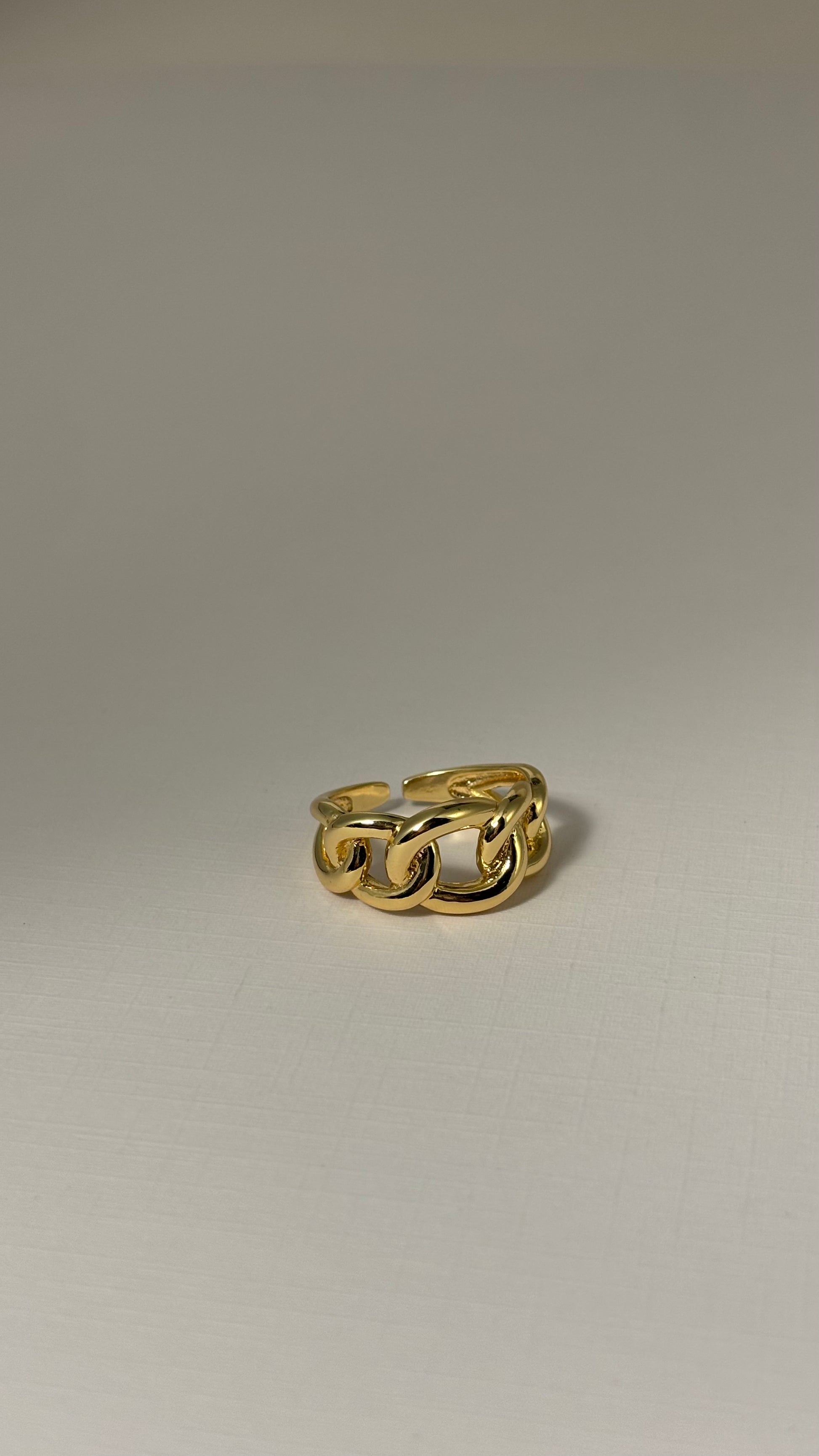 Cubana 14k gold plated ring - Guayaba
