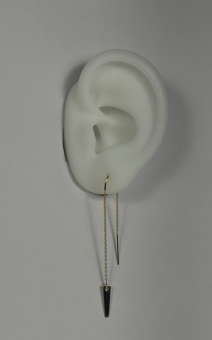 Spike gold filled 14/20 earrings