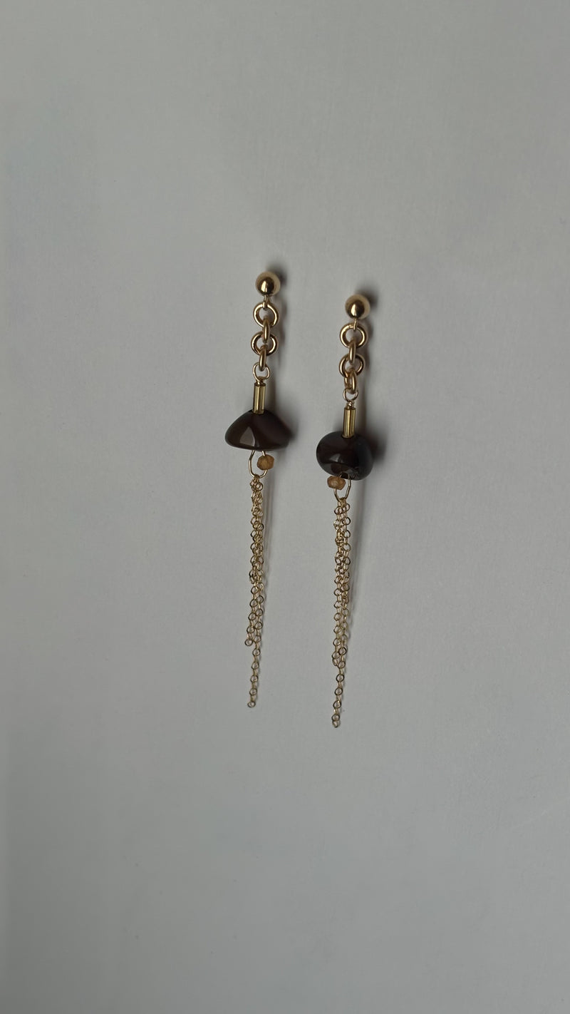 Tierra gold filled 14/20 earrings - Guayaba