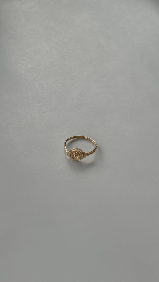 14/20 gold filled Swirls rings