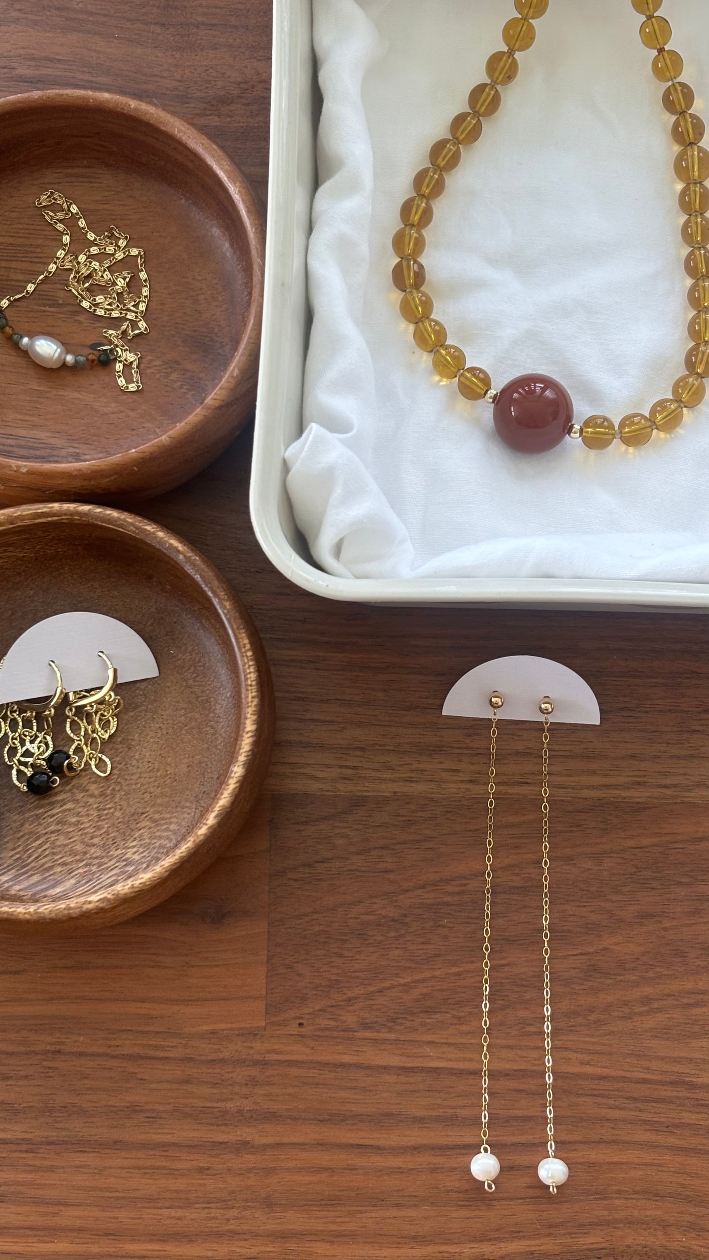 Matilisi Pearl gold filled 14/20 earrings