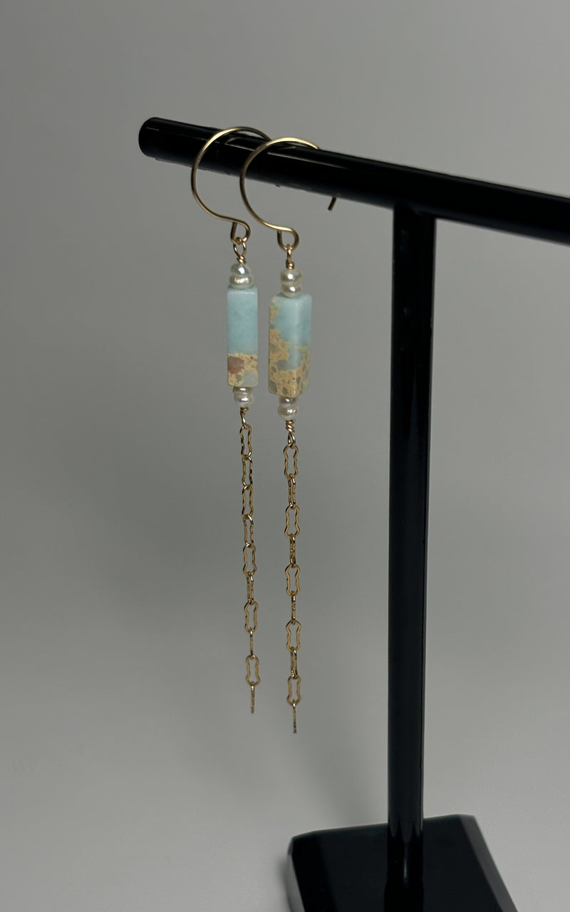 Celeste gold filled 14/20 earrings - Guayaba