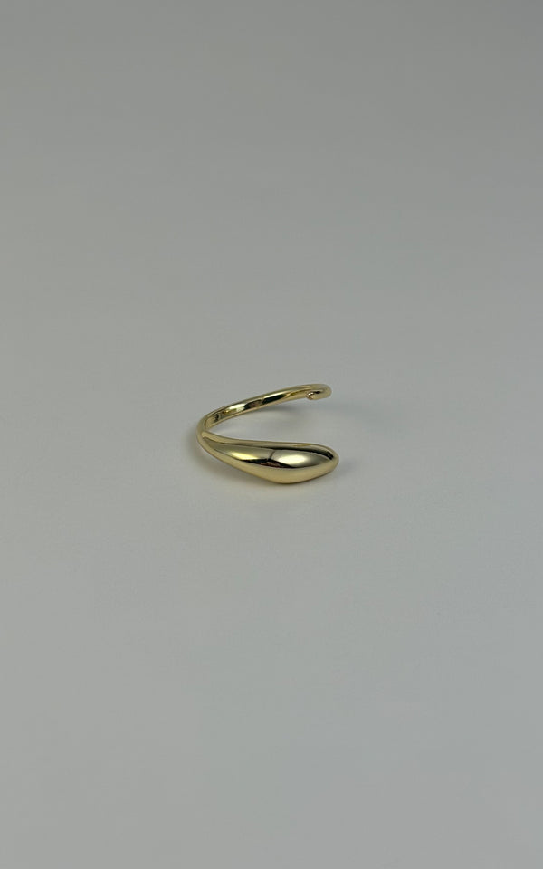 Simple 14k gold plated ring