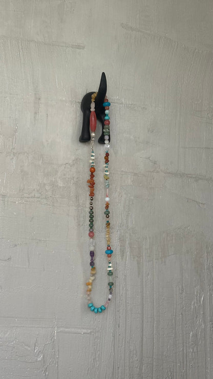 Latina gemstone body chain | S925