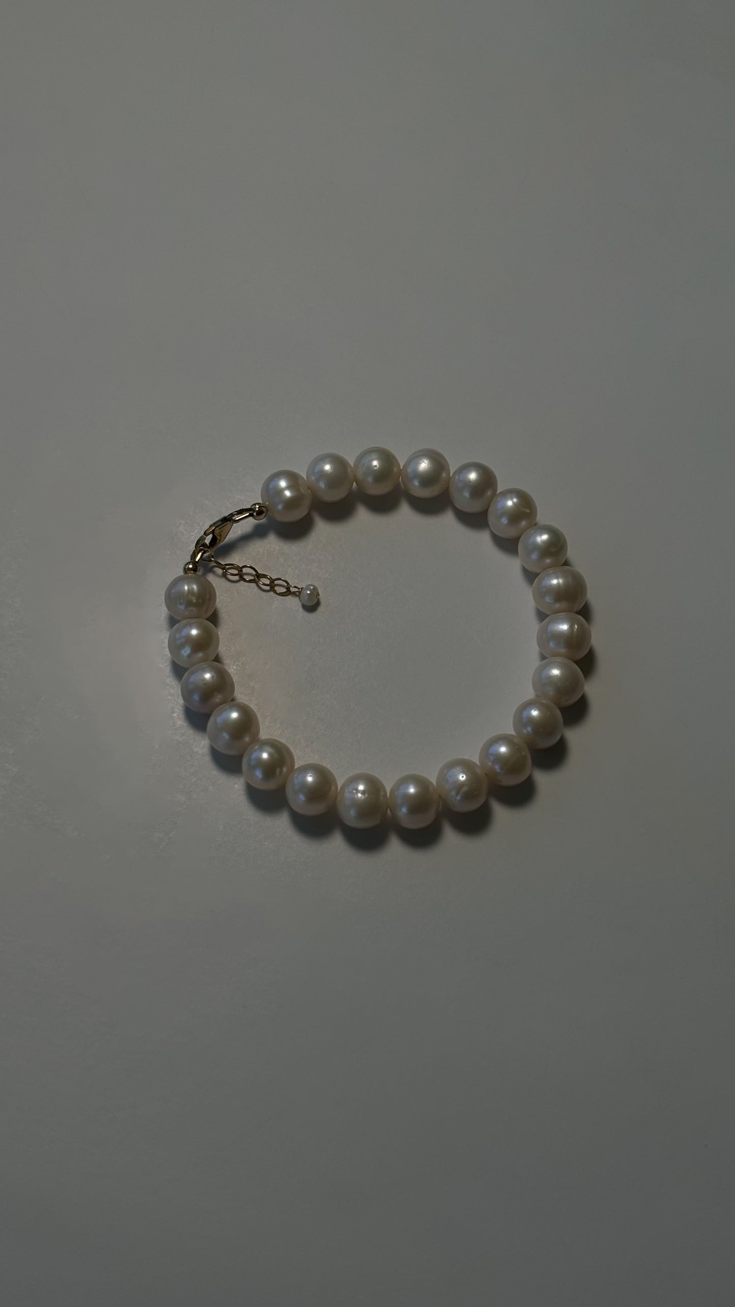 Freshwater pearls gold filled 14/20 bracelet