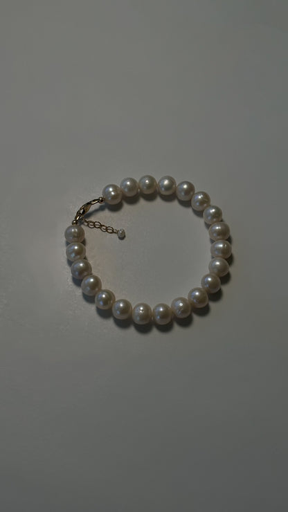 Freshwater pearls gold filled 14/20 bracelet