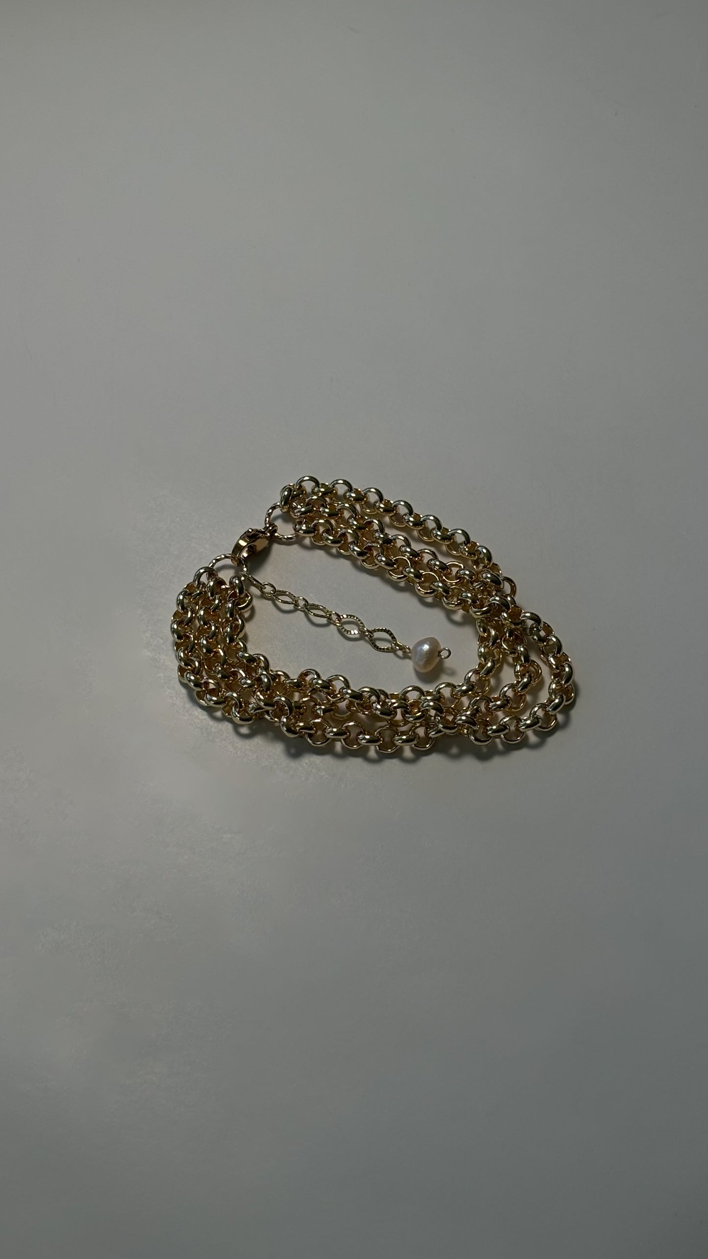 Triple Chunky bracket - 14k gold plated