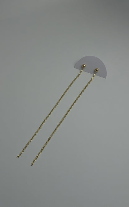 Aura earrings - 14k gold plates - Guayaba