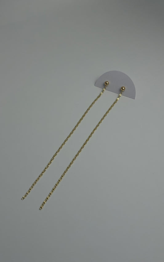 Aura earrings - 14k gold plates