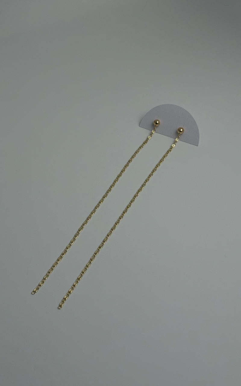 Aura earrings - 14k gold plates - Guayaba