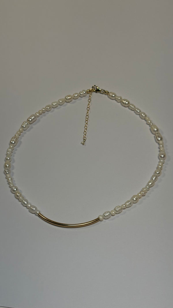 Fresh pearl gold filled 14/20 necklace
